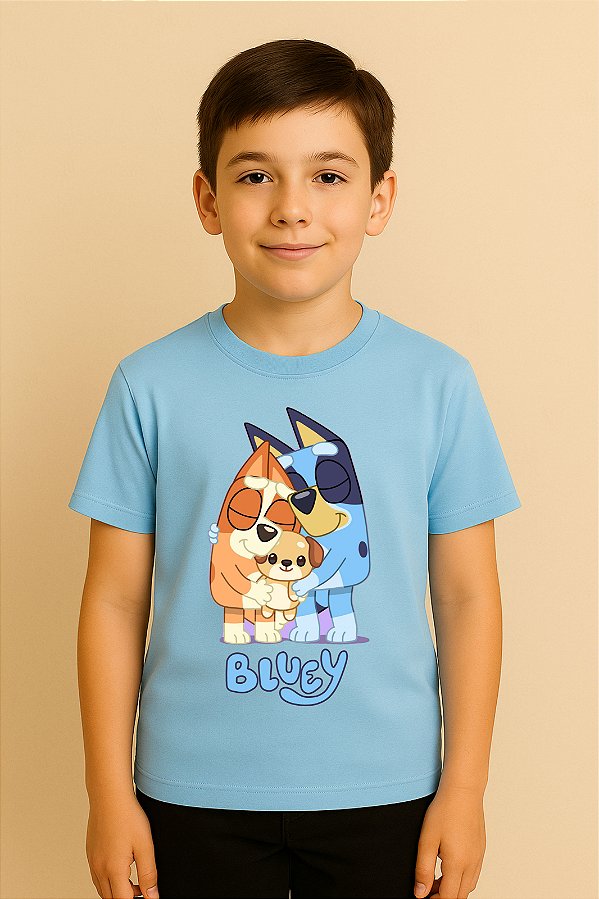Camiseta Infantil Bluey