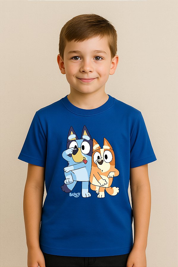 Camiseta Infantil Bluey