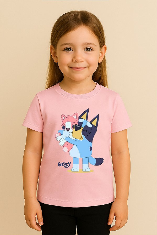 Camiseta Infantil Bluey