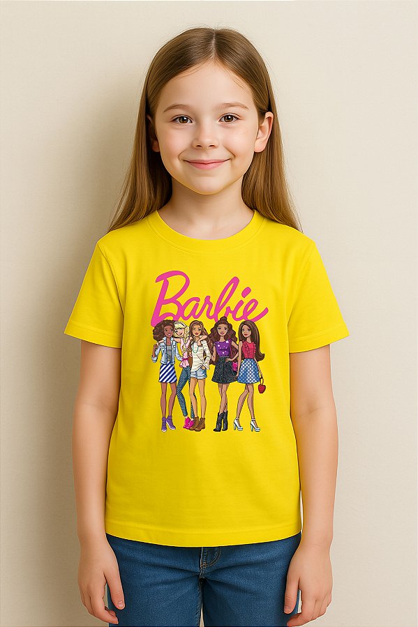 Camiseta Infantil Barbie