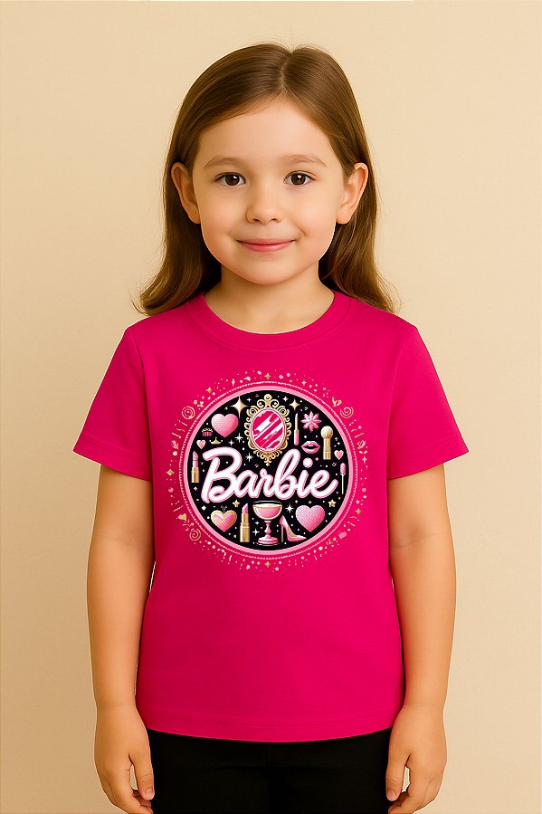 Camiseta Infantil Barbie