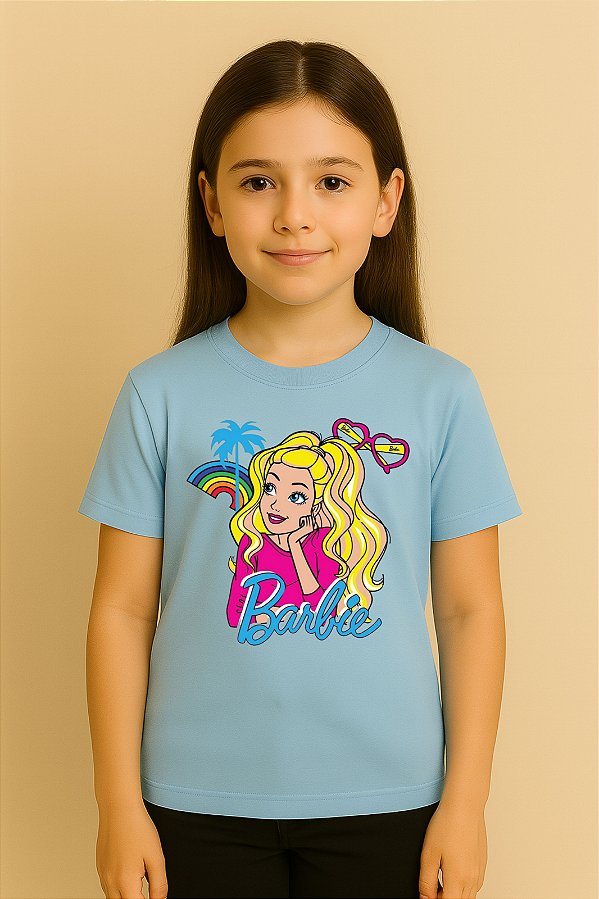 Camiseta Infantil Barbie