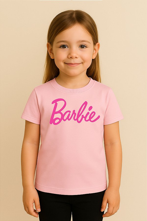 Camiseta Infantil Barbie