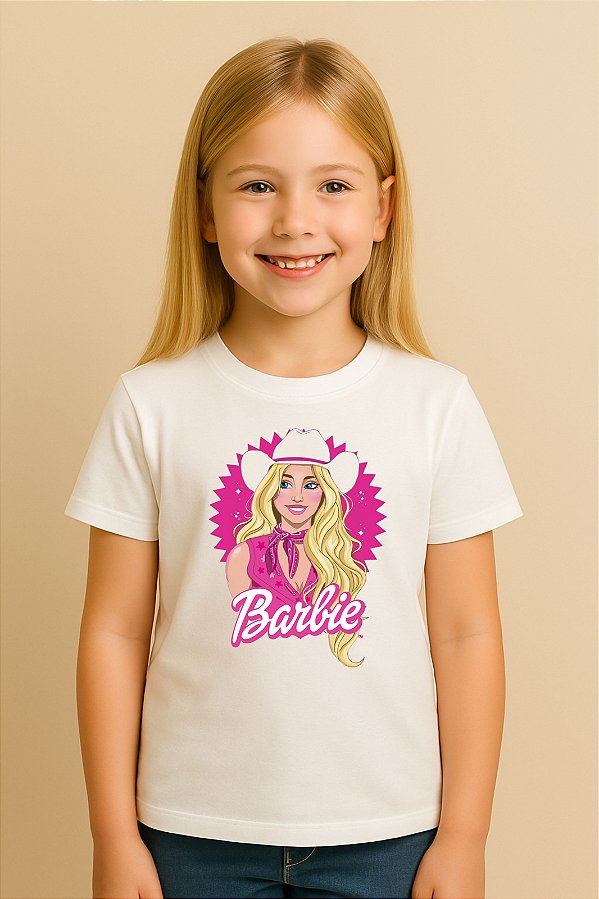 Camiseta Infantil Barbie