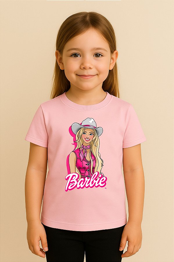Camiseta Infantil Barbie