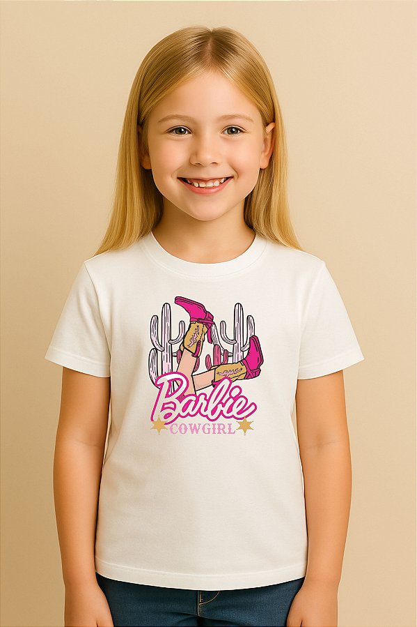Camiseta Infantil Barbie