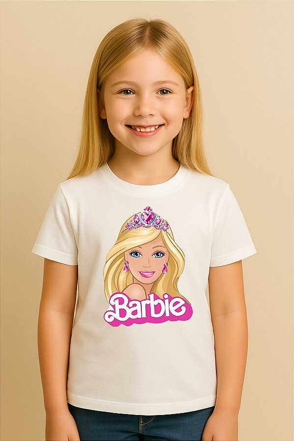Camiseta Infantil Barbie