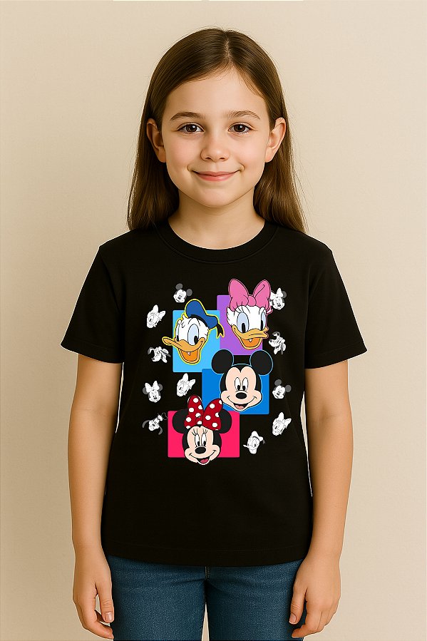Camiseta Infantil Turma Do Mickey Mouse