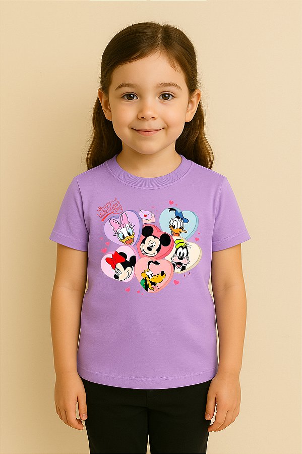 Camiseta Infantil Turma Do Mickey Mouse