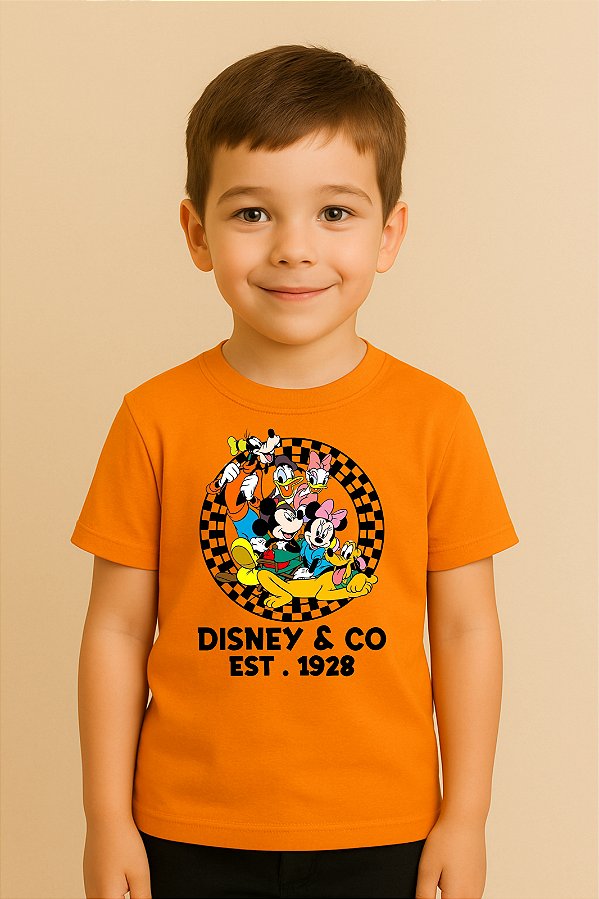 Camiseta Infantil Turma Do Mickey Mouse