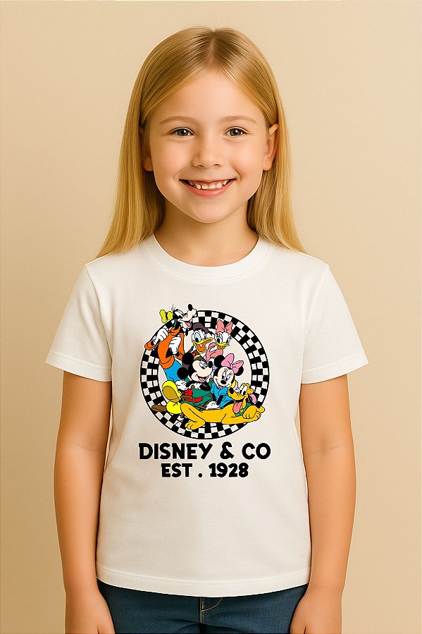 Camiseta Infantil Turma Do Mickey Mouse