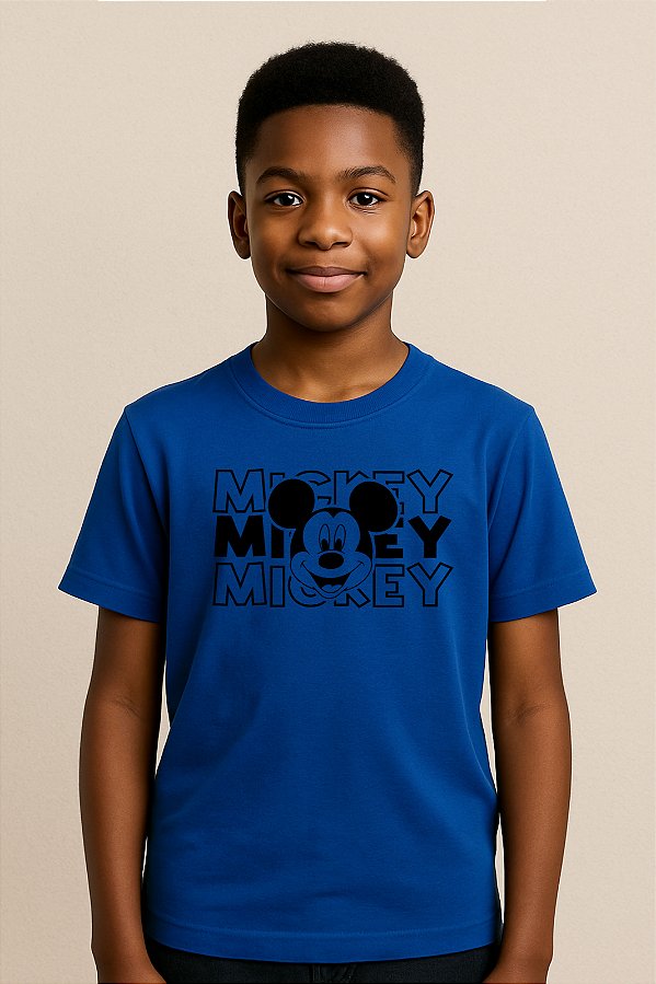 Camiseta Infantil Turma Do Mickey Mouse Mickey