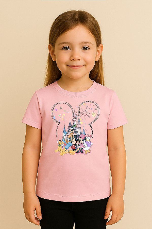 Camiseta Infantil Turma Do Mickey Mouse