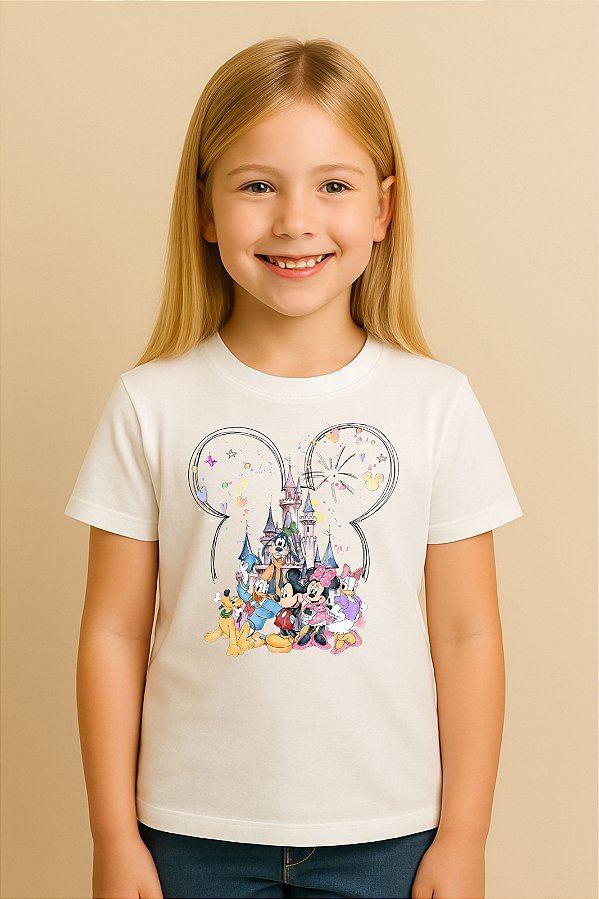Camiseta Infantil Turma Do Mickey Mouse