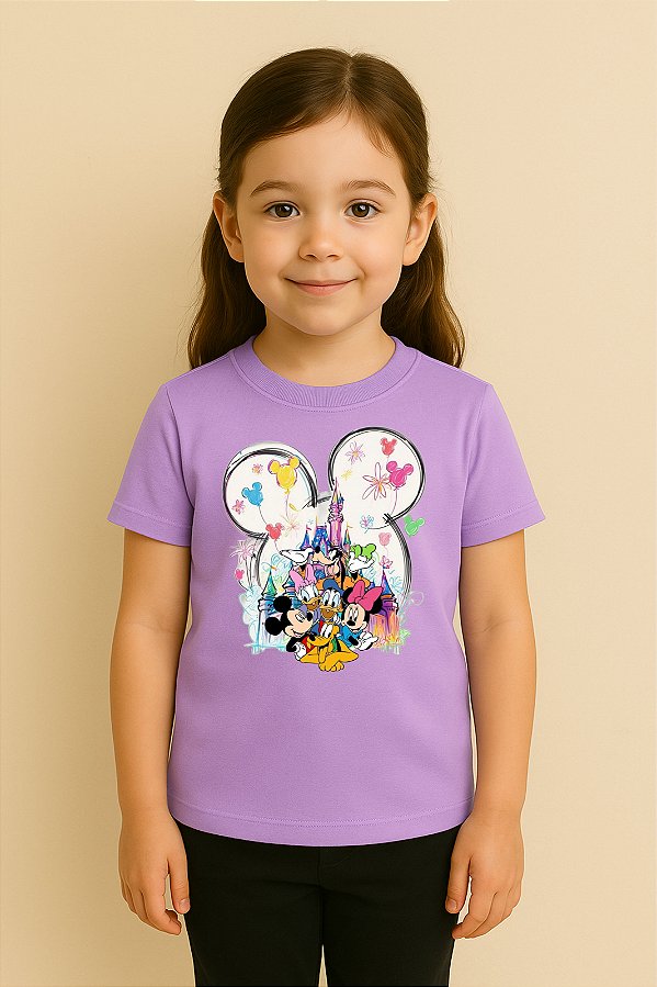 Camiseta Infantil Turma Do Mickey Mouse