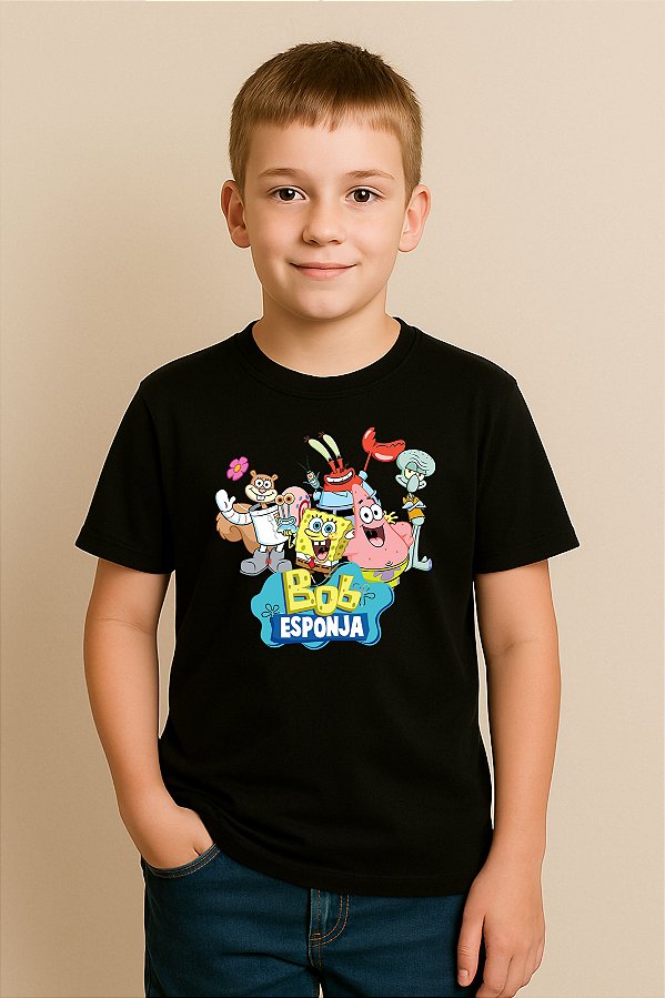 Camiseta Infantil Bob Esponja