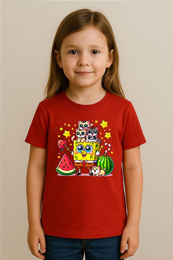 Camiseta Infantil Bob Esponja