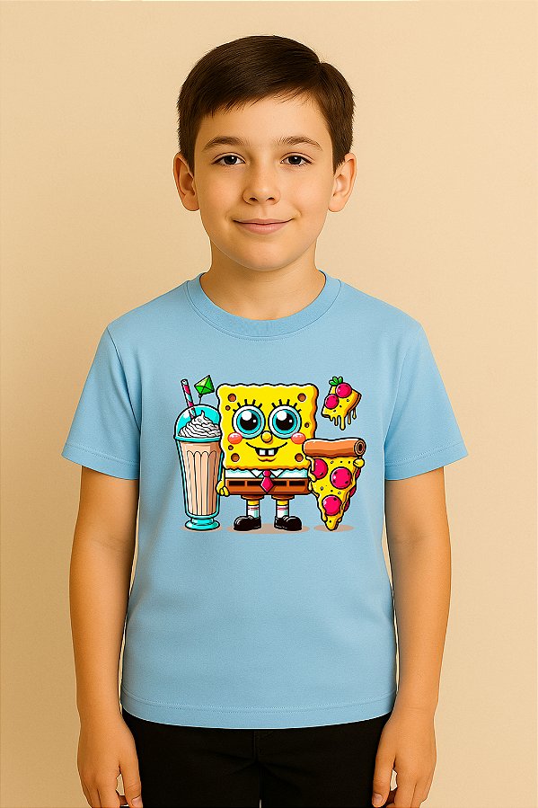 Camiseta Infantil Bob Esponja