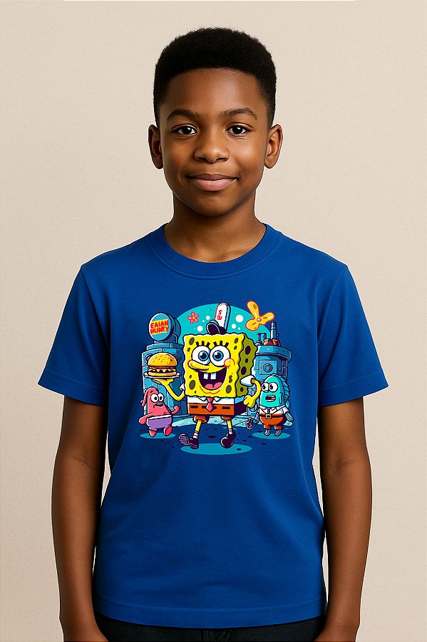 Camiseta Infantil Bob Esponja
