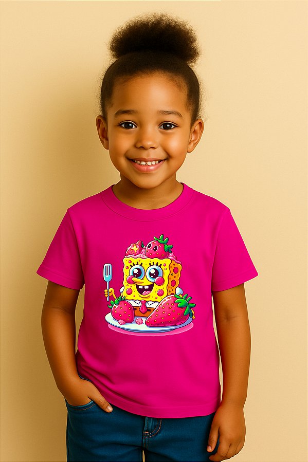 Camiseta Infantil Bob Esponja