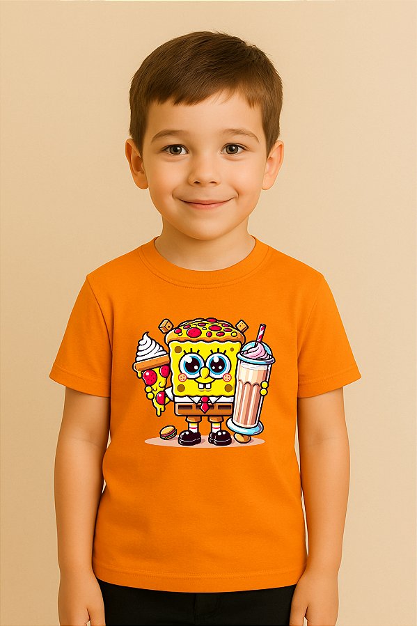 Camiseta Infantil Bob Esponja
