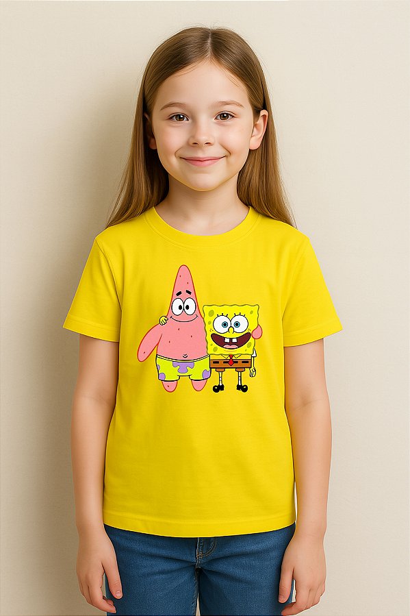 Camiseta Infantil Bob Esponja