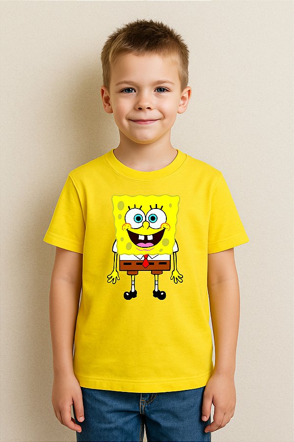 Camiseta Infantil Bob Esponja