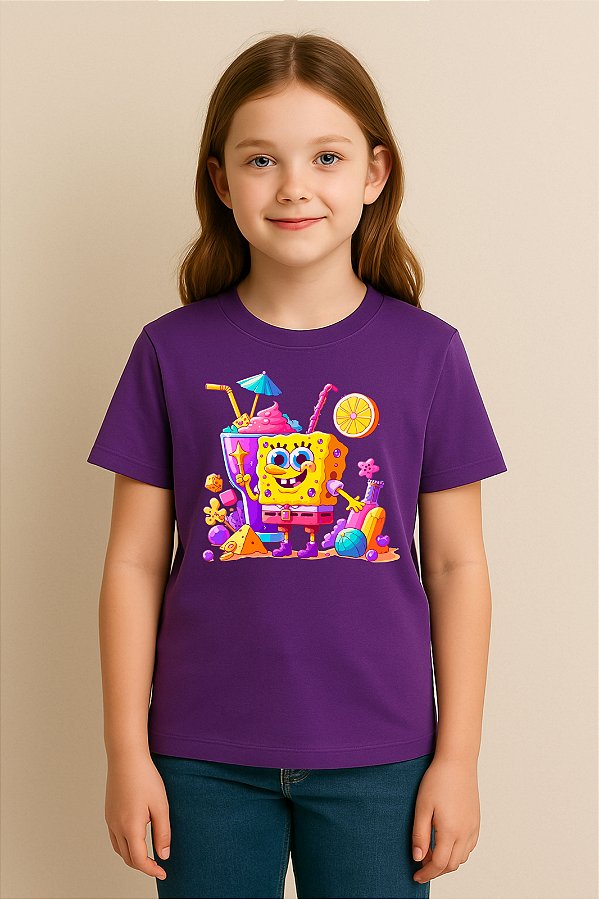 Camiseta Infantil Bob Esponja