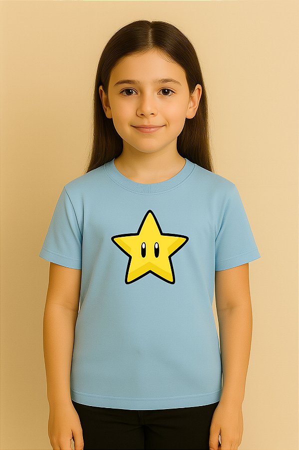 Camiseta Infantil Super Mario