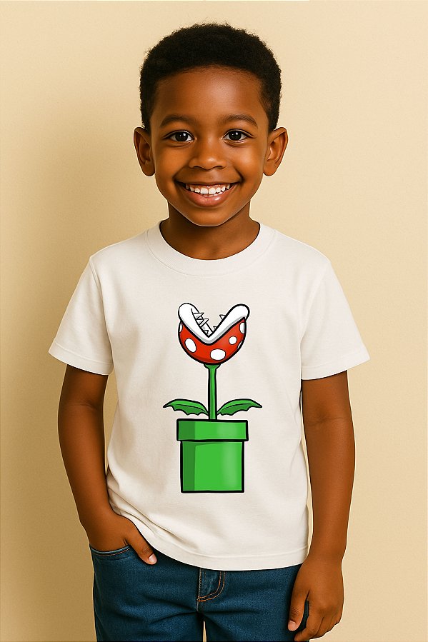 Camiseta Infantil Super Mario