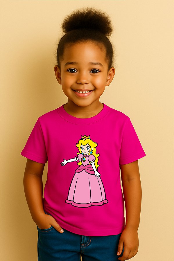 Camiseta Infantil Super Mario