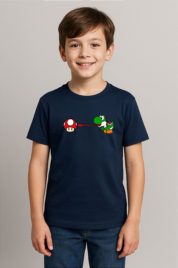 Camiseta Infantil Super Mario