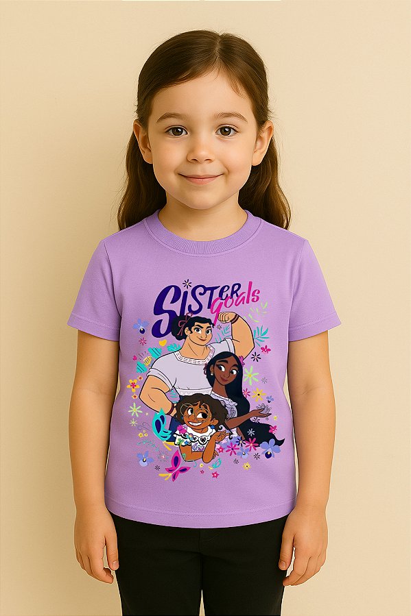 Camiseta Infantil Encanto Sisters