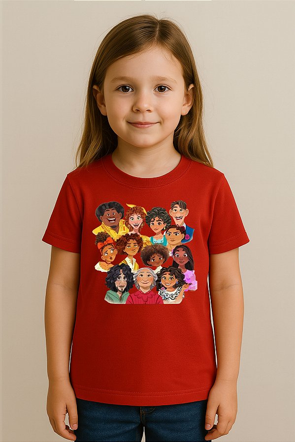 Camiseta Infantil Encanto Família Madrigal