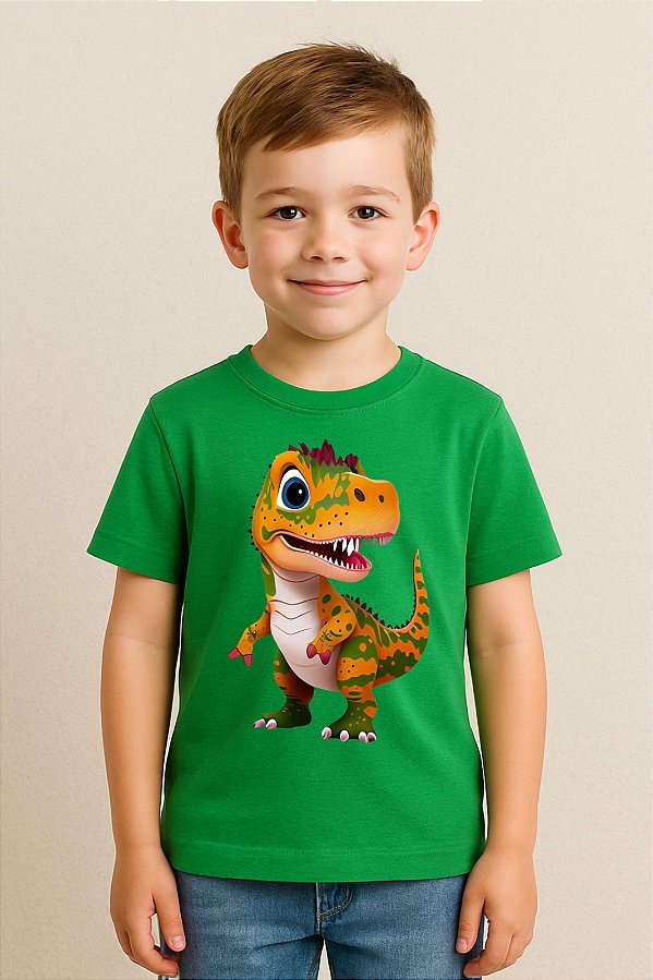 Camiseta Infantil Dinossauros