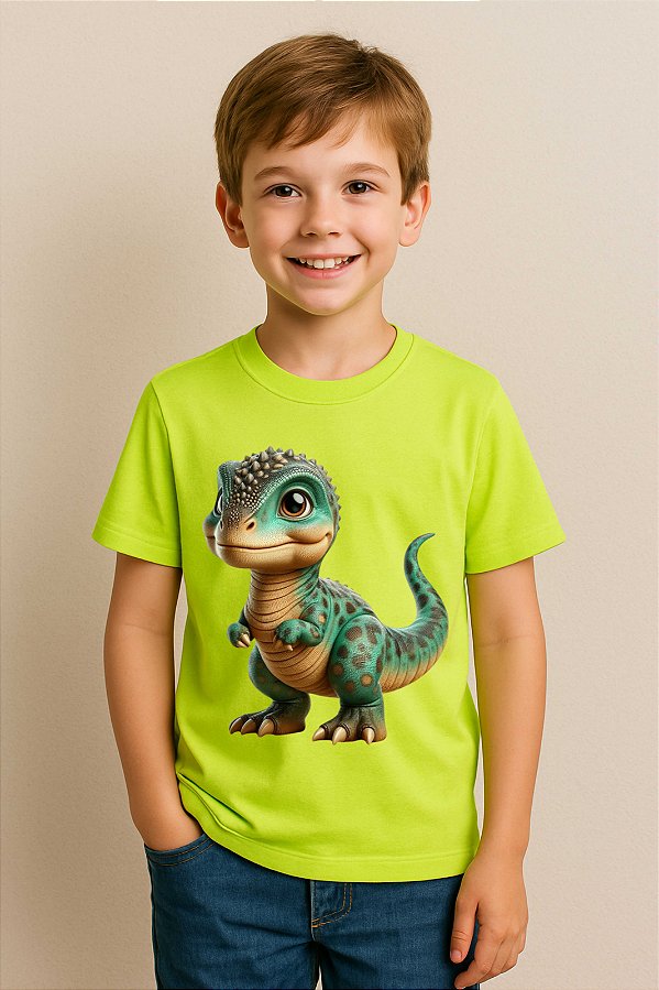Camiseta Infantil Dinossauros