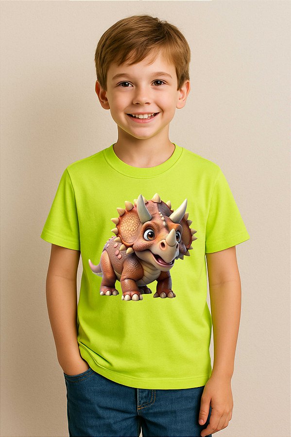 Camiseta Infantil Dinossauros