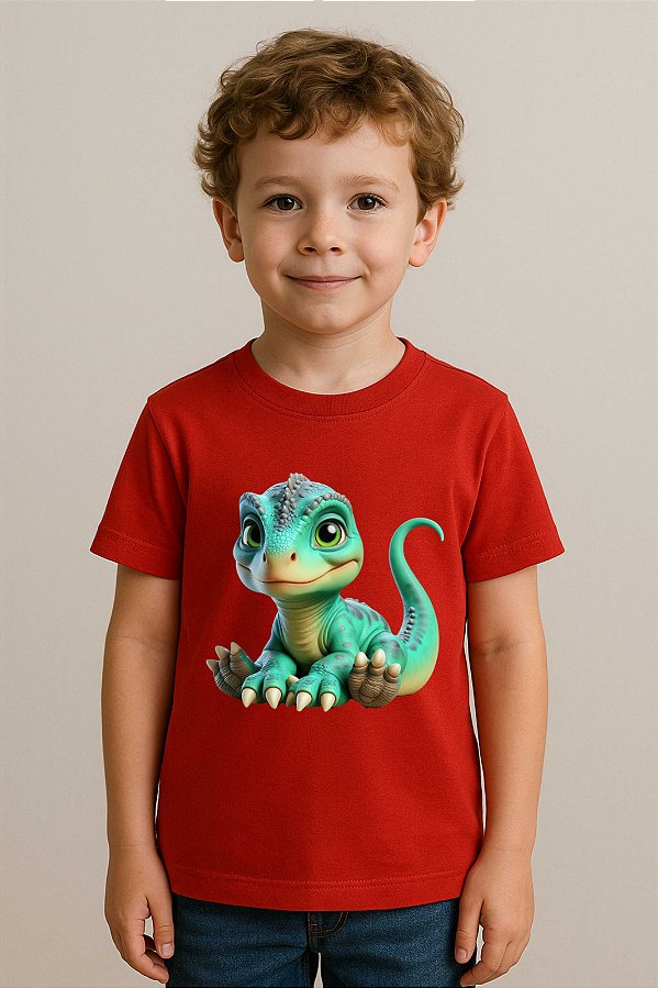 Camiseta Infantil Dinossauros