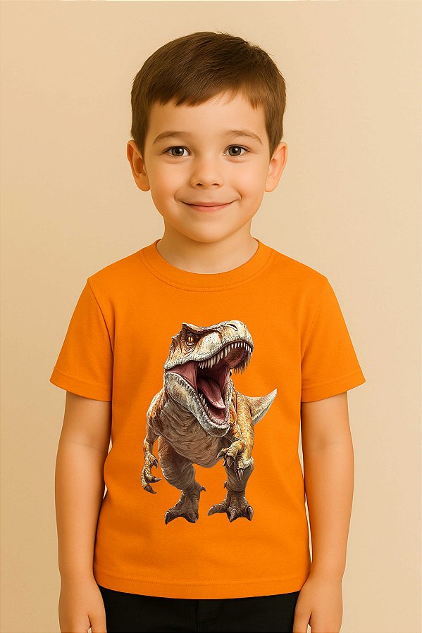 Camiseta Infantil Dinossauros