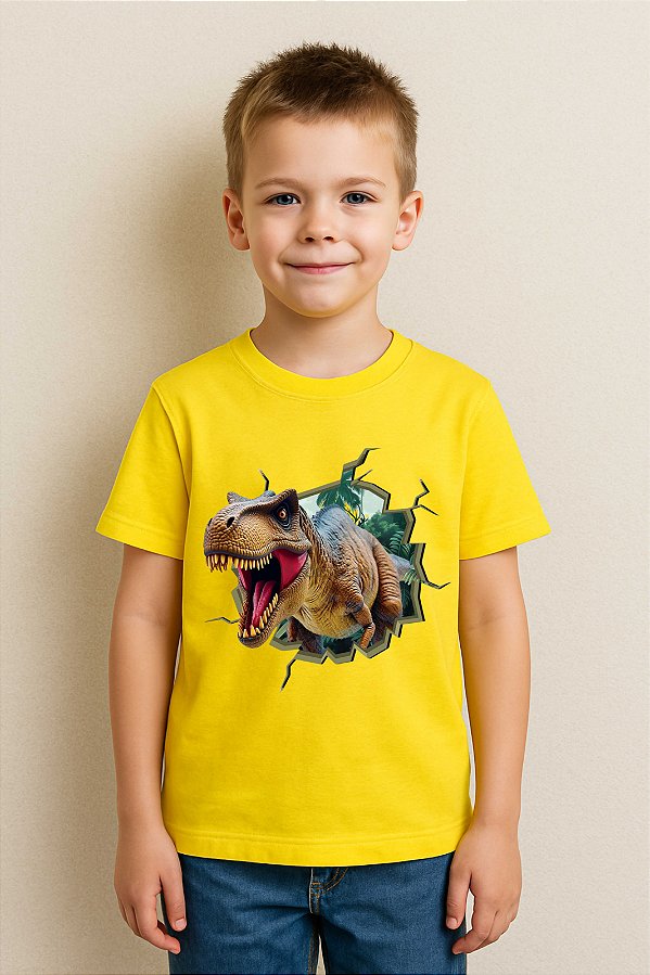 Camiseta Infantil Dinossauros