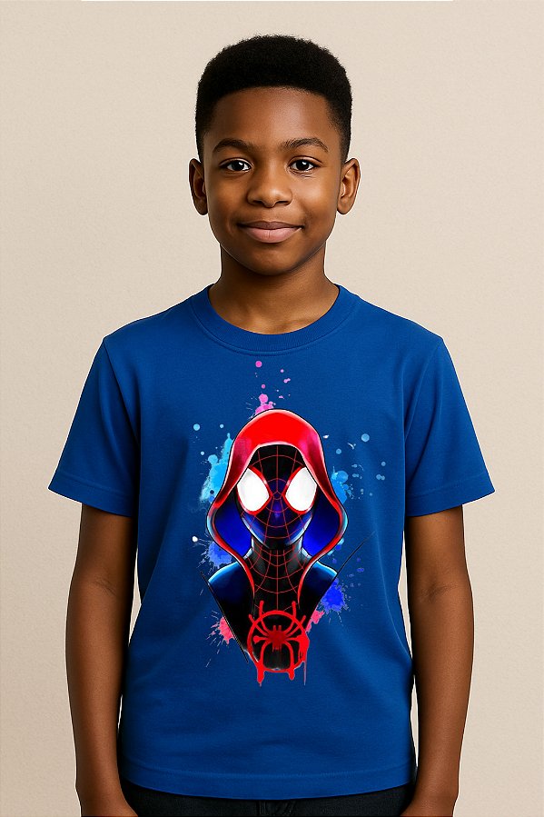 Camiseta Infantil Homem Aranha