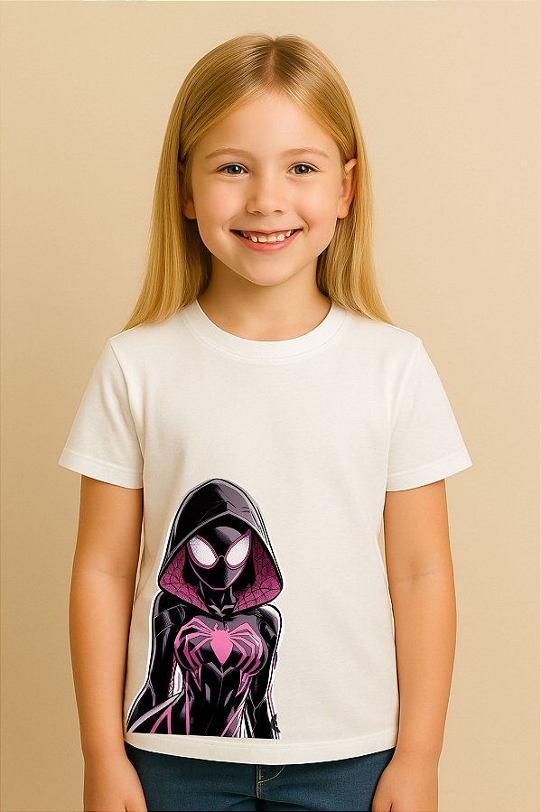 Camiseta Infantil Homem Aranha
