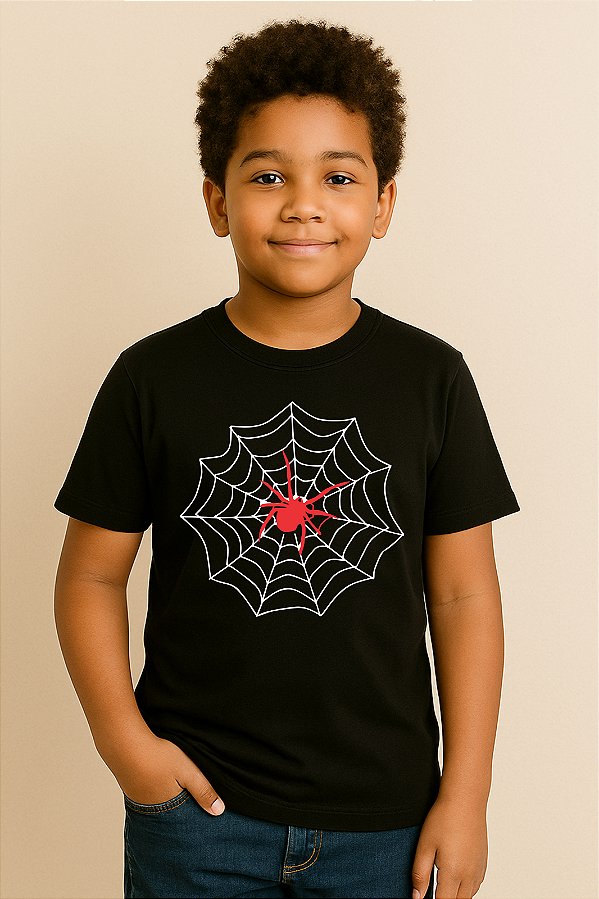 Camiseta Infantil Homem Aranha