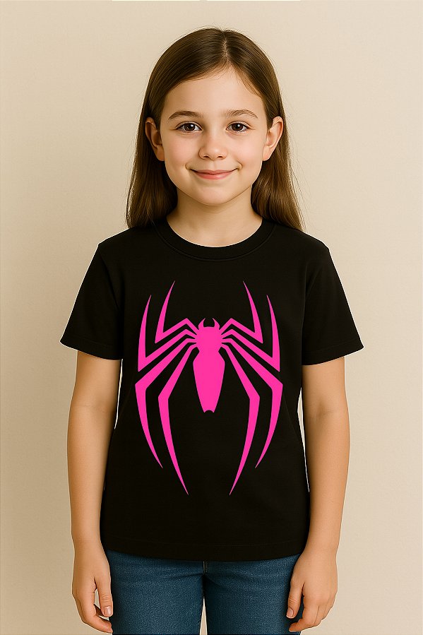 Camiseta Infantil Homem Aranha