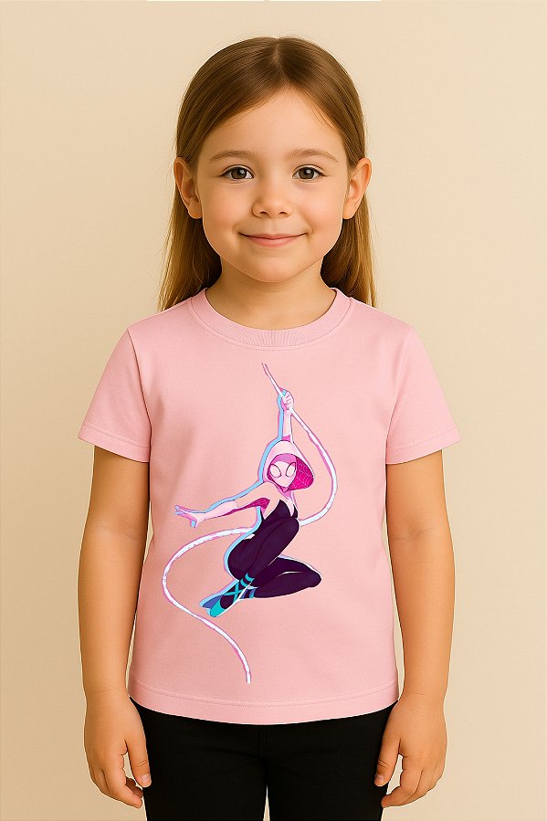 Camiseta Infantil Homem Aranha