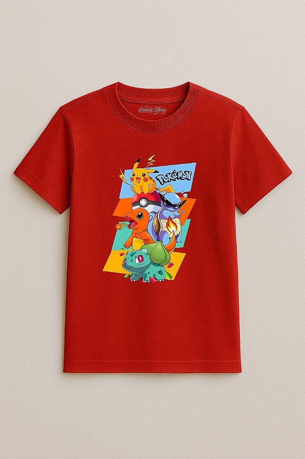 Camiseta Infantil Pokemon