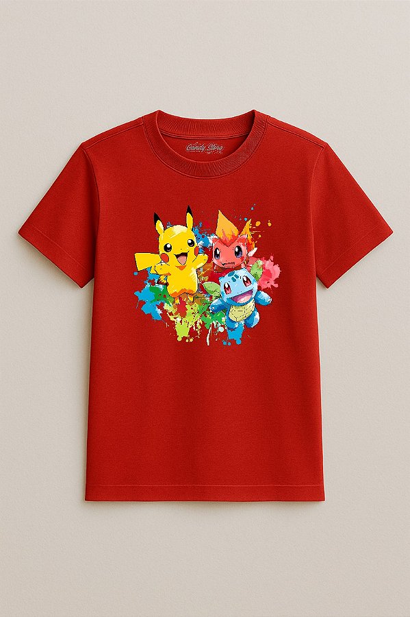 Camiseta Infantil Pokemon