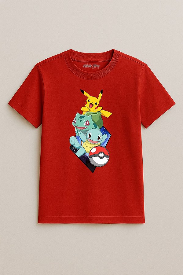 Camiseta Infantil Pokemon