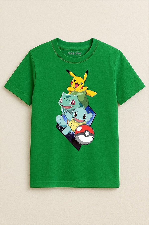 Camiseta Infantil Pokemon