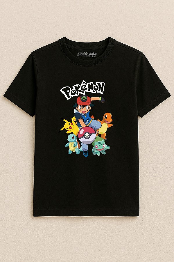 Camiseta Infantil Pokemon